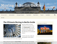 Tablet Screenshot of movingto-berlin.com